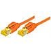 0.5m Cat. 6A, Cat6a, S / FTP (S-STP) , RJ-45, RJ-45, Maschio / maschio, Arancione - Foto miniatura 1