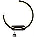 Lampada Da Parete Led Ring N. 1 Moon In 3k Nero L Ewy - Foto miniatura 1