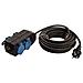 349.044 Prolunghe E Multiple 10 M 4 Presa (e) Ac Esterno Nero, Blu - Foto miniatura 1
