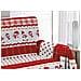 Telo Arredo Granfoulard Copritutto Cotone Copriletto Multiuso Disegni Invernali Ob 1 Piazza Snow Rosso - Foto miniatura 4