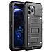 Custodia Compatibile Con Apple Iphone 11 Pro In Nero - Robusta Protezione A 360° Con Protezione Del Display - Coperchio Protettivo Antiurto Outdoor Heavy Duty - Foto miniatura 1