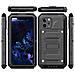 Custodia Compatibile Con Apple Iphone 11 Pro In Nero - Robusta Protezione A 360° Con Protezione Del Display - Coperchio Protettivo Antiurto Outdoor Heavy Duty - Foto miniatura 3