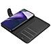 Custodia Compatibile Con Samsung Galaxy Note 20 Plus In Nero Carbone - Coperchio Protettiva Con Chiusura Magnetica, Funzione Stand E Tasca Per Le Carte - Foto miniatura 7