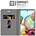 Custodia Compatibile Con Samsung Galaxy A71 In Grigio Chiaro Marrone - Coperchio Protettiva Con Chiusura Magnetica, Funzione Stand E Tasca Per Le Carte - Foto miniatura 3