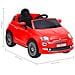 Auto Elettrica Per Bambini Fiat 500 Rossa - Foto miniatura 6