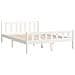 Giroletto Bianco in Legno Massello 150x200 cm King Size - Foto miniatura 6