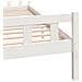 Giroletto Bianco in Legno Massello 150x200 cm King Size - Foto miniatura 8