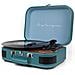 Giradischi Vintage VC600 Riproduttore e Convertitore di Vinili Tramite Bluetooth e Usb Radio FM 2 Altoparlanti Integrati Colore Blu - Foto miniatura 8