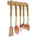 Utensili Da Cucina, Set Mestoli Cucina - Con Supporto In Legno - Foto miniatura 1