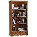 Libreria Classica 4 Ripiani 1 Cassetto, Tinta Noce Cm 94x36x189h - Foto miniatura 1