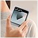 Cover Originale Kindsuit Caseper Z Flip6 Ssiicone Soft-touch, Grigio - Foto miniatura 2