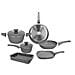Batteria 8 Pezzi Pure Roq Gr.Opaco Alluminio Grigio WR79108PROQ - Foto miniatura 1
