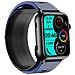 Smartwatch, Schermo Da 1,91 Pollici, Pressione Sanguigna, Frequenza Cardiaca, Ossigeno Nel Sangue Darkblue - Foto miniatura 3
