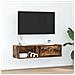 Mobile TV Rovere Fumo 100x31x25,5 cm in Legno Multistrato - Foto miniatura 1