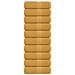 Asciugamani Ospiti 10 Pz Oro 30x50 Cm 360 G/m 100% Cotone - Foto miniatura 1