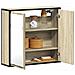 Mobile Bagno Con Specchio Rovere Sonoma 65x20x60 Cm Multistrato - Foto miniatura 1