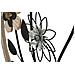 Decorazione In Metallo 3d Fiori 54 - Marrone - Metallo - 50x3x50 Cm - Foto miniatura 4