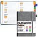 Quaderno Con Cinturino In Pelle Pu - Agenda Tascabile Con Fascia Elastica Grey - Foto miniatura 1