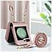 Elegante Custodia Pieghevole Con Porta Carte Per Moto Razr 40 - Oro Rosa - Foto miniatura 7