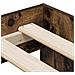 Letto Contenitore Rovere Affumicato 80x200 cm - Foto miniatura 9