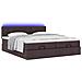 Struttura Letto Pouf con Materassi 180x200 cm in Tessuto - Foto miniatura 6