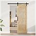 Porta scorrevole  con set di fissaggi 'ORKDAL'in legno massello di pino, Porta interna  'ORKDAL'73.5x211x4 cm in legno massello di pino - Foto miniatura 3