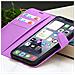 Custodia A Portafoglio Per Iphone 13 Pro Max Con Supporto E Linguetta Magnetica, Viola - Foto miniatura 2