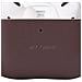 Custodia Per Airpods Pro 3 In Pelle, Design Elegante Serie Aircase, Marrone - Foto miniatura 4