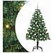 Albero di Natale con 150 LED con supporto Verde 150 cm PVC - Foto miniatura 1