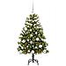 Albero di Natale artificiale pieghevole con coni Verde 120 cm - Foto miniatura 3