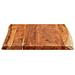 Piano Tavolo 110x80x3,8 cm Rettangolare Legno Acacia Bordi Vivi - Foto miniatura 4