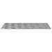 Dischi Quadrati 4 pcs Argento 60 x 30 cm Alluminio - Foto miniatura 4