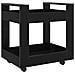 Carrello da Scrivania Rovere Nero 60 x 45 x 60 cm - Foto miniatura 1