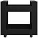 Carrello da Scrivania Rovere Nero 60 x 45 x 60 cm - Foto miniatura 5