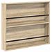 Scaffale per riviste 2 pcs Rovere Sonoma 80 x 12 x 70 cm - Foto miniatura 5
