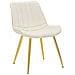 Sedia Paris Crema E Gold In Tessuto - Set 2 Pezzi - 51 X 59 X H 79 Cm - Foto miniatura 1