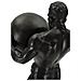 Scultura Atlante Mitologica In Resina Nera - Foto miniatura 6