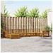 Set divani 7 pcs Naturale Legno di Acacia Massello - Foto miniatura 2