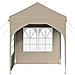 Tenda per feste a pop-up 192 x 192 x 245 cm Crema - Foto miniatura 6