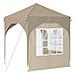 Tenda per feste a pop-up 192 x 192 x 245 cm Crema - Foto miniatura 8