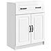 Credenza Bianco Lucido 66 x 34,5 x 87 cm Legno ingegnerizzato - Foto miniatura 1