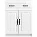 Credenza Bianco Lucido 66 x 34,5 x 87 cm Legno ingegnerizzato - Foto miniatura 4