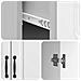 Credenza Bianco Lucido 66 x 34,5 x 87 cm Legno ingegnerizzato - Foto miniatura 7