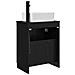 Mobile da bagno con lavabo Nero 54 x 35 x 83 cm - Foto miniatura 5