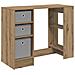 Scrivania Rovere artigianale 100 x 40 x 75 cm Legno multistrato - Foto miniatura 1