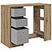 Scrivania Rovere artigianale 100 x 40 x 75 cm Legno multistrato - Foto miniatura 5