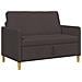 Divano con Storage Marrone Scuro 122 x 78 x 87 cm Poliestere - Foto miniatura 1