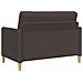 Divano con Storage Marrone Scuro 122 x 78 x 87 cm Poliestere - Foto miniatura 5