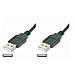Cavo Usb 2.0 Connettori 2Xa Maschio Mt. 1 - Colore Nero - Foto miniatura 1