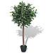 Albero Di Alloro Pianta Artificiale Con Vaso 120 Cm Verde - Foto miniatura 1